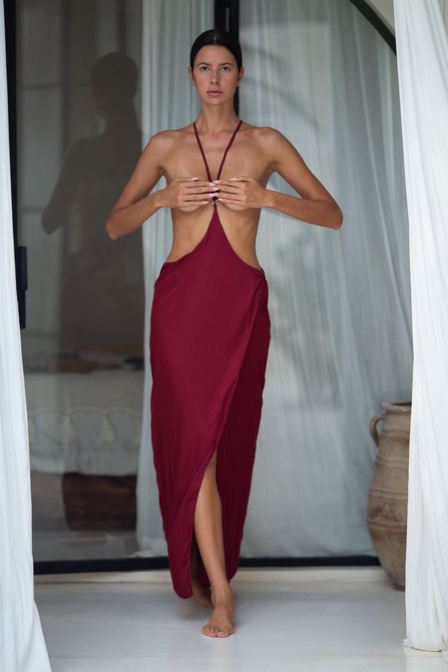 Tamoe Silk Harness Skirt - 2 Color Variants