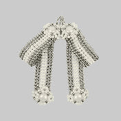 Teuta Beaded Luxury Statement Sash with Removable Bows - 4 Colors | Best Seller
