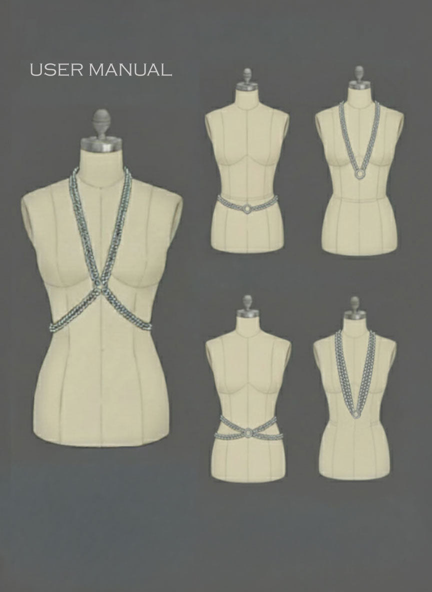 X Beaded Harness & Necklace