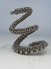Zetian Beaded Spiral Cuff- 2 Color Variants