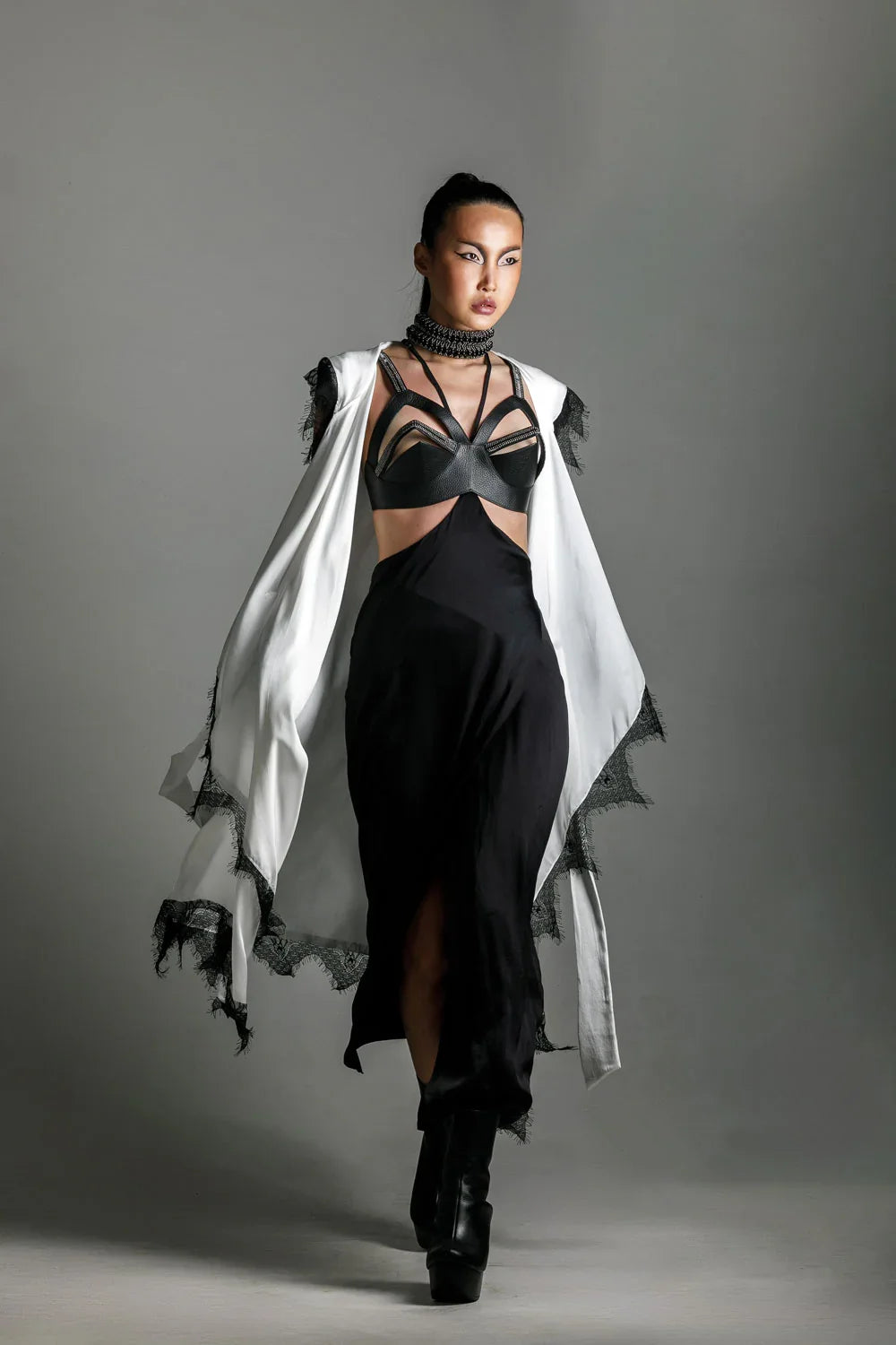 Zetian Leather Beaded Bra Top – Object & Dawn