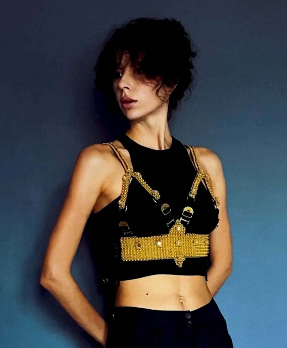 Artemisia Modular Harness in 22k Gold - LAST ONE