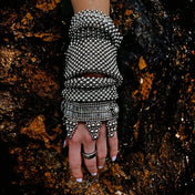 beaded modular cuffs in silver by Object & Dawn