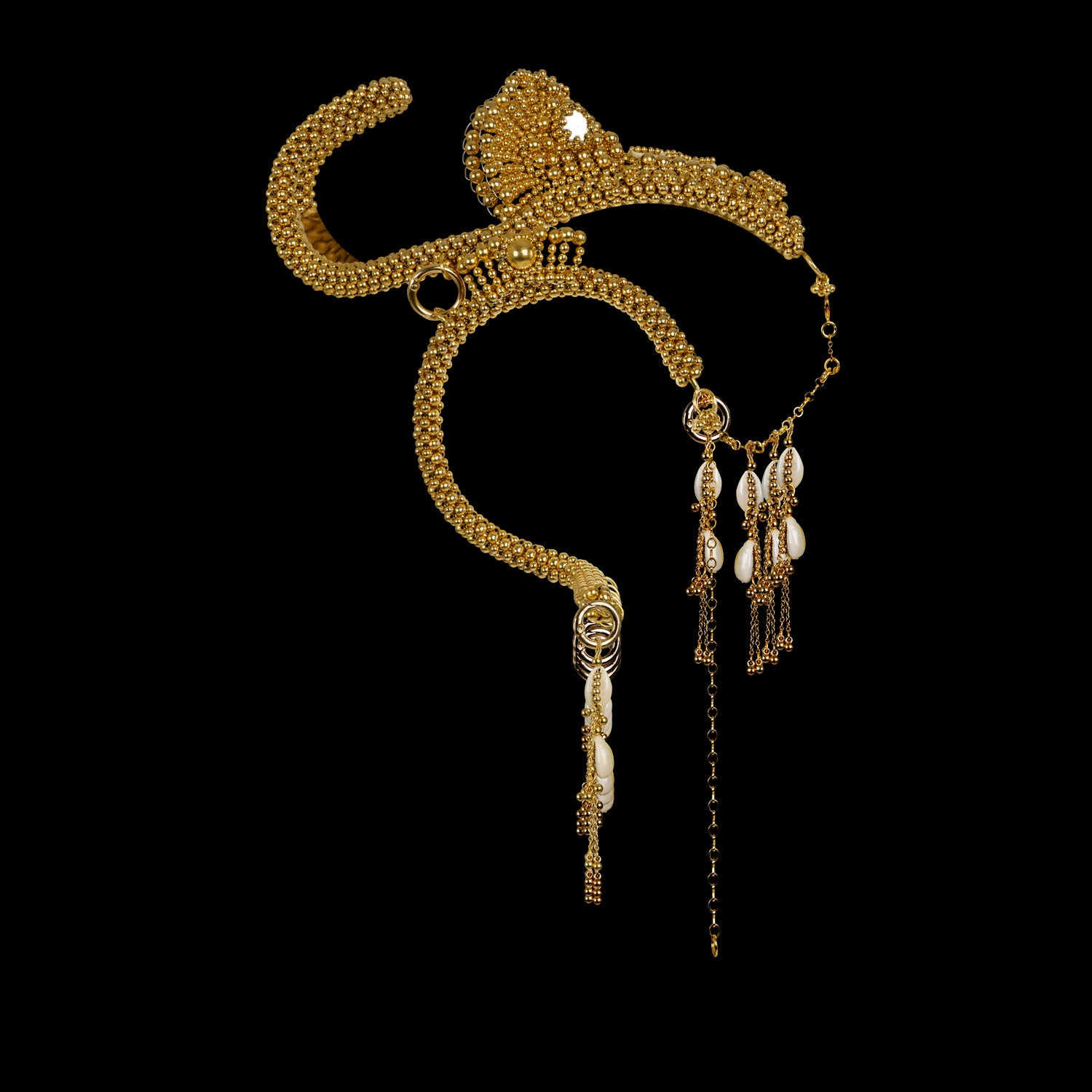 Jas Modular Headpiece System in Gold