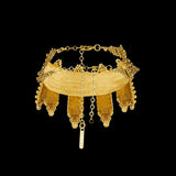 Gold Eingana Choker w/ Removable Tassels in 5 Color Options