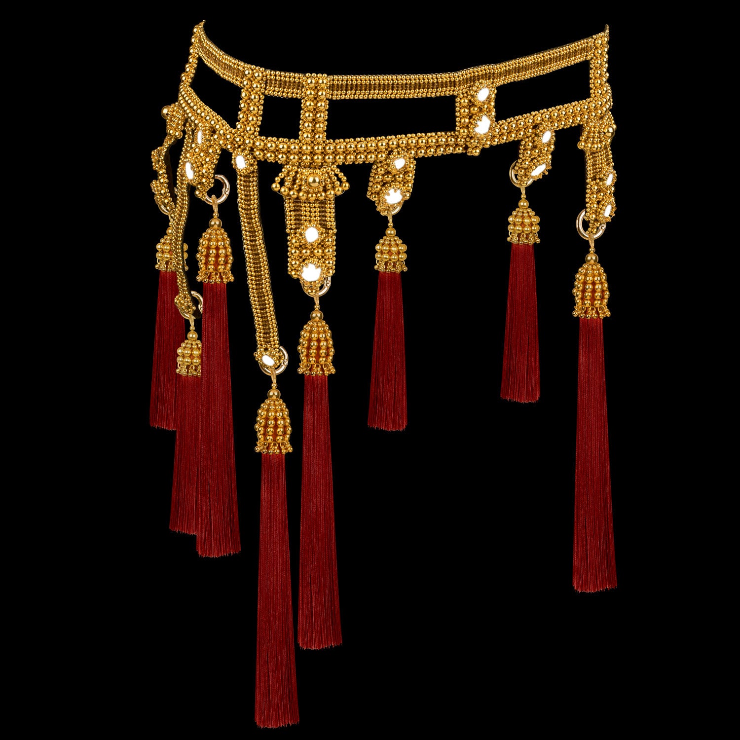 AMAYA-GARTER-BELT--GOLD---diagonal-w-burgundy-tassels.jpg