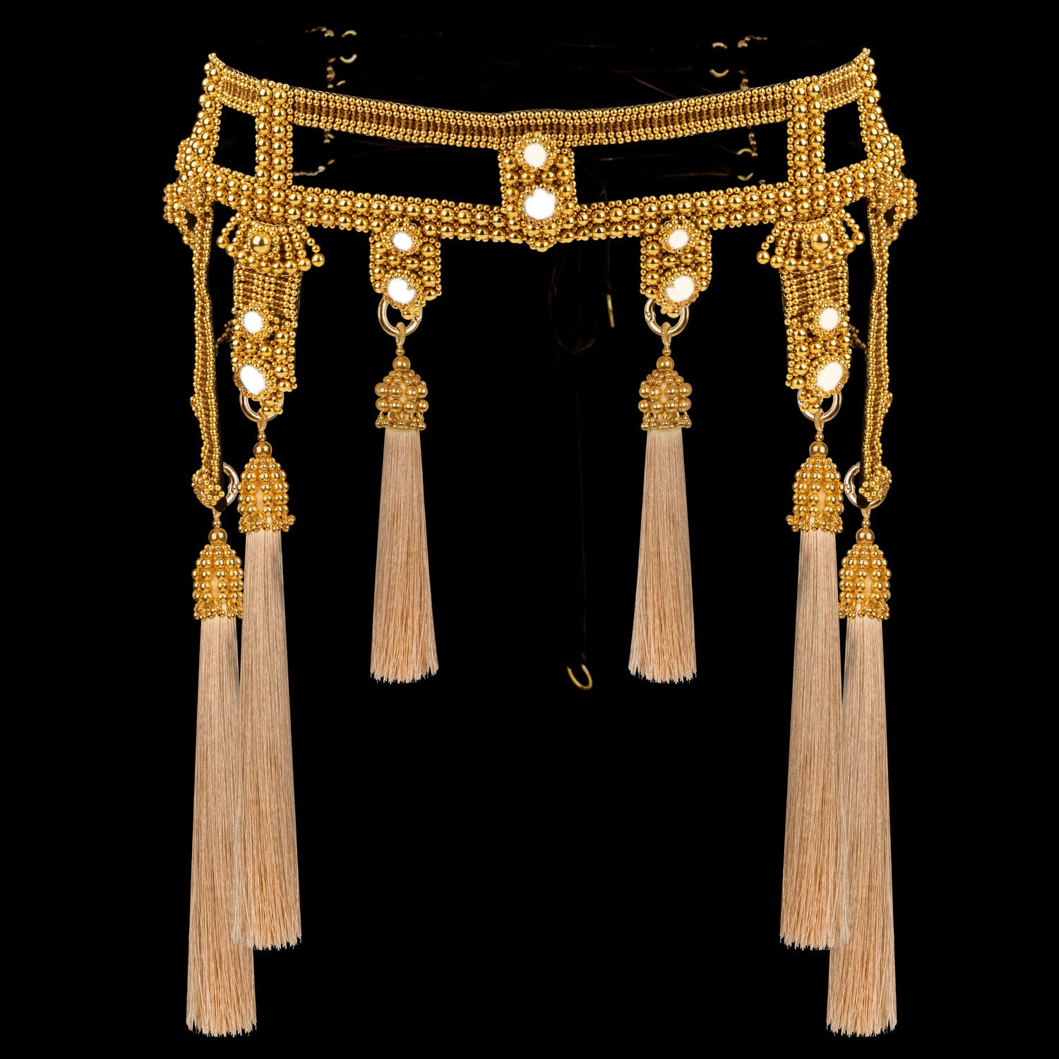 AMAYA-GARTER-BELT--GOLD---front-w-light-gold-tassels.jpg
