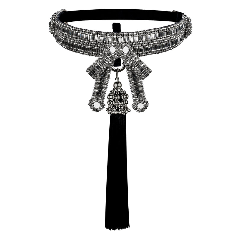 Amaya Modular Garter Band in Silver