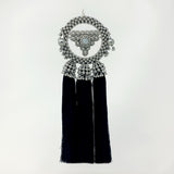 Khutulun Modular Headpiece System w/ Spikes Face Bar in Silver