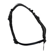 Artemisia Mesh Top in Jet Black with 4 Tassels