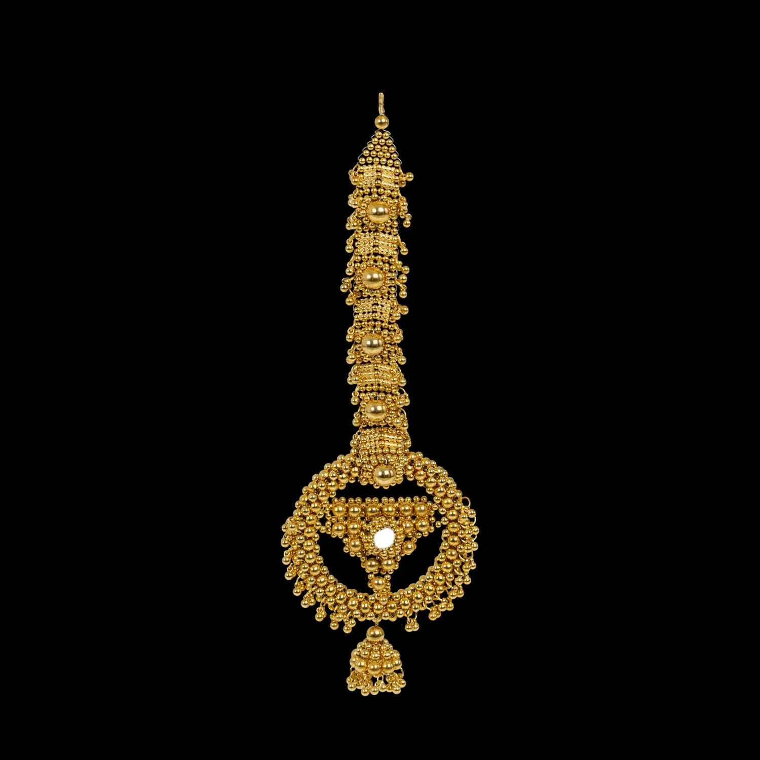 handcrafted modular add-on from metal beads with 22k gold wash by object and dawn
