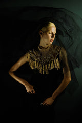 Gold Namaka Modular Necklace w/ removable Chain Tassels