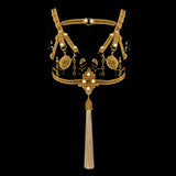 Elohim Modular Harness w/ Removable Tassel in Gold