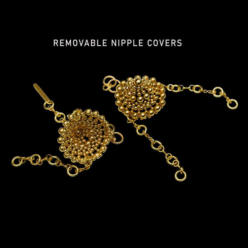 Elohim Modular Harness w/ Removable Tassel in Gold
