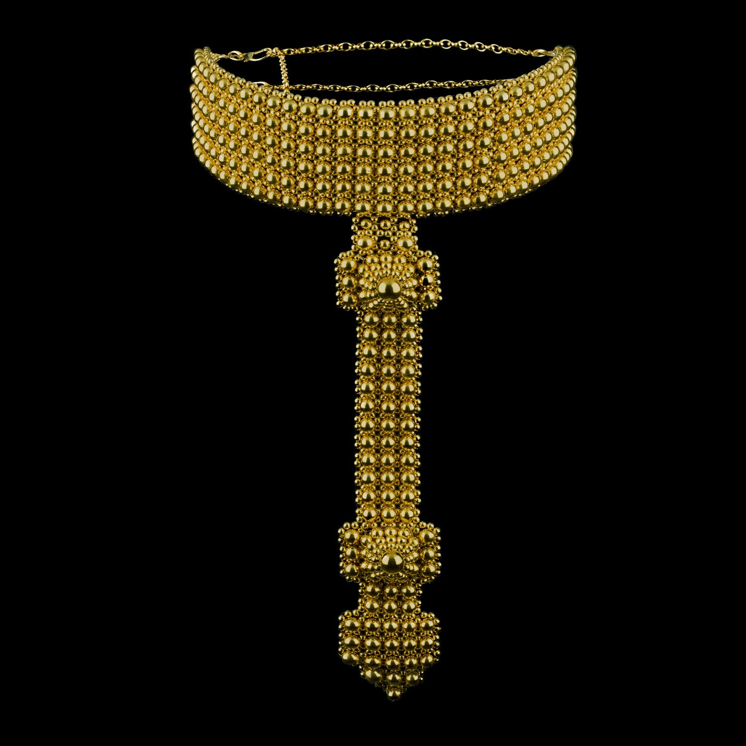 Elohim T-Choker in Gold