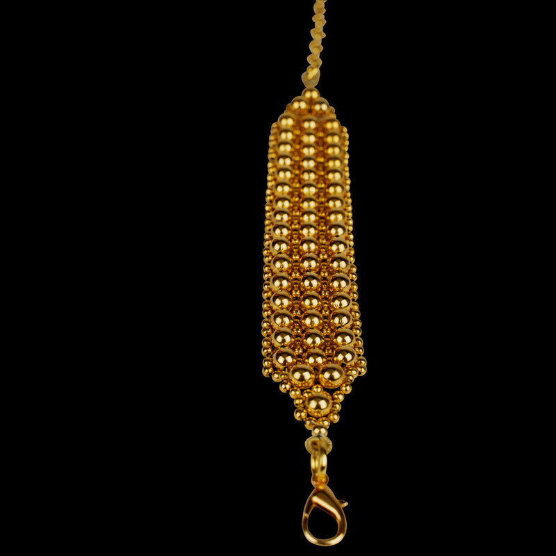 Elohim Textured Band in Gold