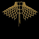 Gold Freja Modular Cape w/ Removable Polyester Tassels in 4 Color Options