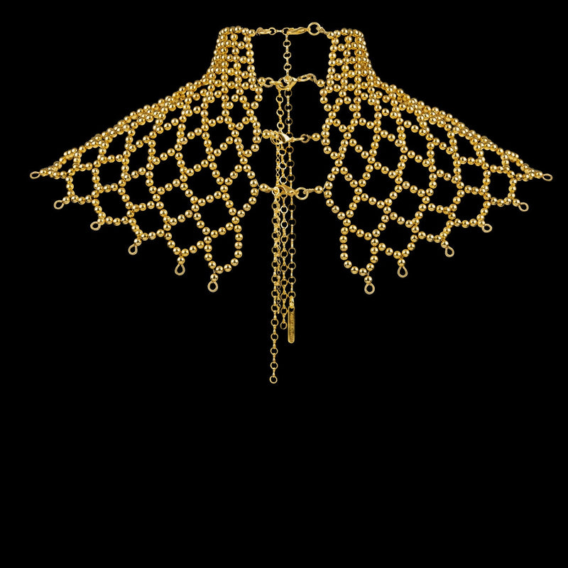 Gold Freja Modular Cape w/ Removable Polyester Tassels in 4 Color Options