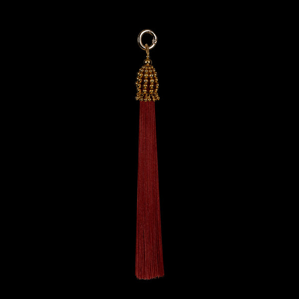 Gold 11" Polyester Tassel in 5 Color Options