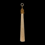 11" Gold Cap Polyester Tassel - 5 color variations