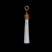 5" Gold Cap Polyester Tassel - 5 color variations