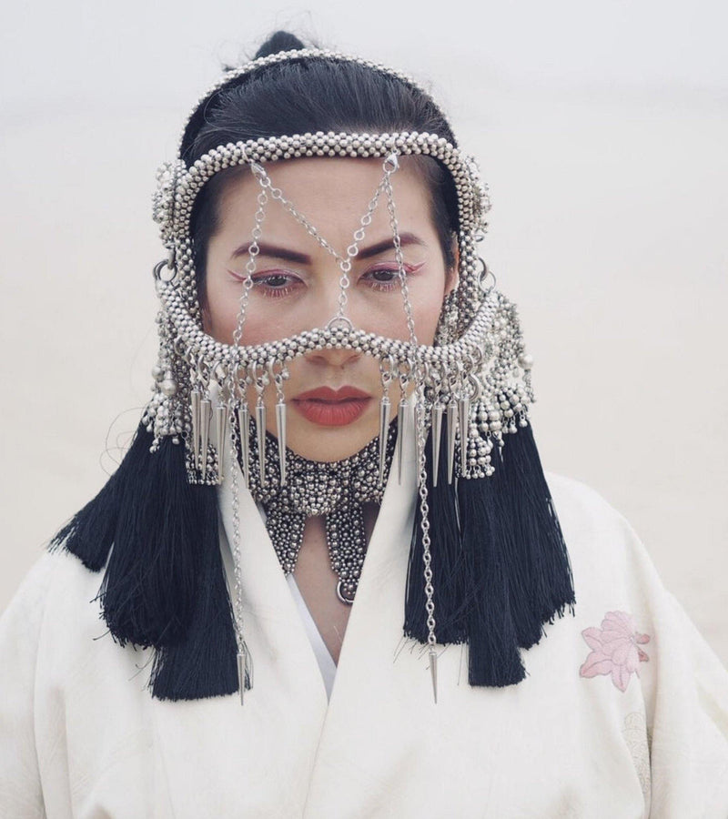 Khutulun Modular Headpiece System w/ Spiked Face Bar - Object & Dawn