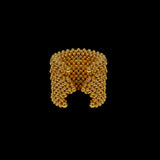 Khutulun Wide 4D Cuff in Gold