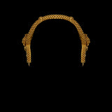 Gold Khutulun Modular Headpiece System in 4 Color Options
