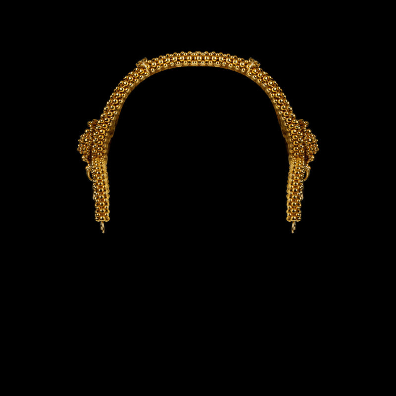 Gold Khutulun Modular Headpiece System in 4 Color Options