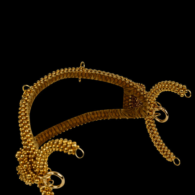 Gold Khutulun Modular Headpiece System in 4 Color Options