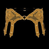 Khutulun Modular Garter Belt + 2 Khutulun Garter Bands in Gold