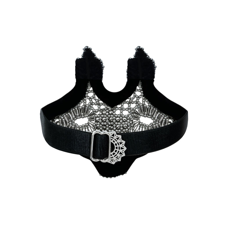 Khutulun Modular Garter Belt + 2 Garter Bands in Silver