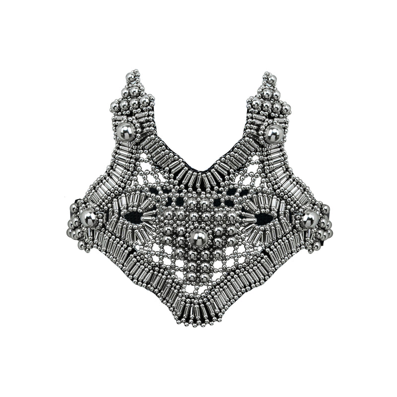 Khutulun Modular Garter Belt + 2 Garter Bands in Silver