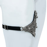 Khutulun Modular Garter Belt + 2 Garter Bands in Silver