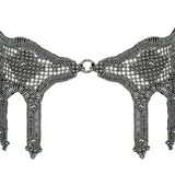 Khutulun Modular Garter Belt + 2 Garter Bands in Silver