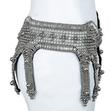Khutulun Modular Garter Belt + 2 Garter Bands in Silver