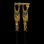 Rushi Headpiece System in Gold - 5 Tassel Options