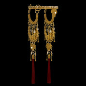 Rushi Headpiece System in Gold - 5 Tassel Options