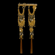 Rushi Headpiece System in Gold - 5 Tassel Options