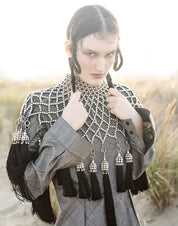 Freja Cape in Jet Black