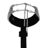Elohim T-Choker by Object and Dawn constructed entirely by hand with high quality metal beads that coated in polymer to preserve shine and ensure the item is hypoallergenic. Ethically made with secret ancient techniques by our skilled artisans, each piece takes several days to make. Fully lined by hand in velvet for your ultimate comfort.